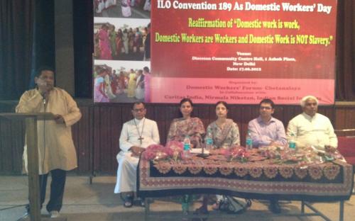 Dr.(Mrs.) Charu WaliKhanna, Member, NCW is Chief Guest at “Domestic Workers’ Day - Celebrating Anniversary of ILO Convention 189”