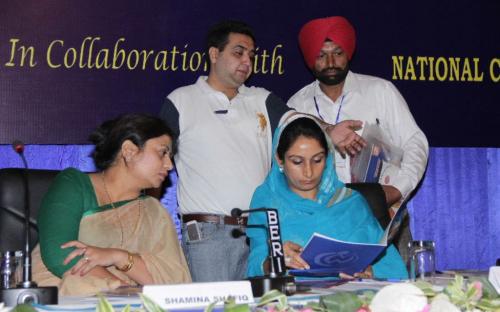 Hon’ble Member Shamina Shafiq attended the “National Seminar on Overseas Marriage” held on 30th May, 2012 at Jalandhar, Punjab