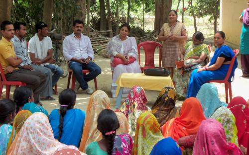 Ms. Shamina Shafiq, Member, NCW attended a meeting with rural grass root activists, organised by Mahila Smakhya, Sitapur