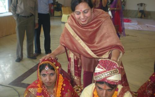 Dr. Charu WaliKhanna, Member, NCW attended the Group Marriage of 56 couples