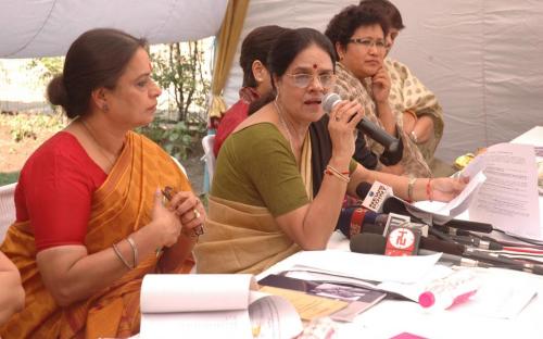 Press conference on Indecent Representation of Women - Act and Initiatives of NCW