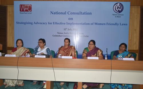 Women Power Connect in collaboration with National Commission for Women organized a National Consultation on “Strategizing Advocacy for Effective Implementation of Women Friendly Laws”