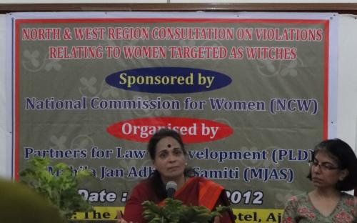 Member Ms. Nirmala Sawant Prabhavalkar attended the ‘North and West Region Consultation on ‘Violations related to women targeted as Witches’ at Ajmer