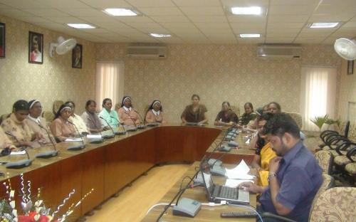 Hon’ble Chairperson Ms. Mamta Sharma interacts with a delegation from Nyaydarshan (Centre for Human Rights & Justice) Vadodara, Gujarat