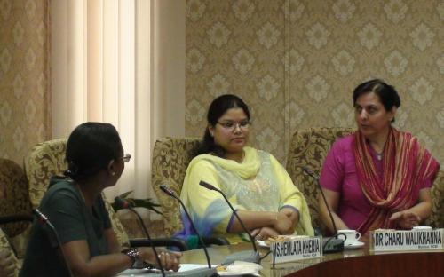 Mrs Mireille Martin, Hon’ble Minister of Gender Equality Child Development and Family welfare, Republic of Mauritius visited the Commission with H.E Dr A. K. Jagessur GOSK High Commissioner and Mrs. N. Bauhadoor Pillay Ponniswamy Second Secretary