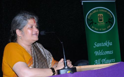 Ms. Mamta Sharma , Hon’ble Chairperson, NCW, was the Chief Guest at “Durlabhji Junior Squash Championship 2012 in association with Jaipur Club Ltd.” organised by Surbhi Misra Sports Foundation(SMSF)