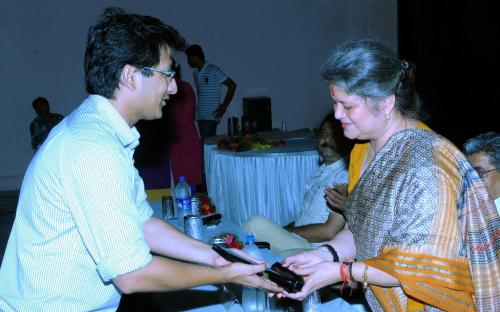 Ms. Mamta Sharma , Hon’ble Chairperson, NCW, was the Chief Guest at “Durlabhji Junior Squash Championship 2012 in association with Jaipur Club Ltd.” organised by Surbhi Misra Sports Foundation(SMSF)