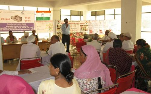 Dr. Charu WaliKhanna Member NCW, Chief Guest at legal awareness camp on “Reproductive Health Rights, Foeticide, Infanticide, PC & PNDT Act, 1994, and The Medical Termination of Pregnancy ACT” held on 21 and 22 September, 2012