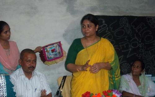 Member Shamina Shafiq attended a public hearing in village Newada, Ganeshpur, Leherpur