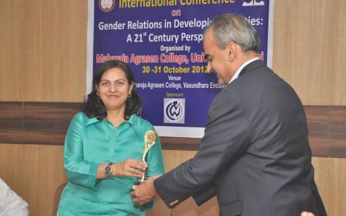 Dr. Charu WaliKhanna Member, NCW was Chief Guest at Valedictory Session of International Conference on Gender Relations in Developing Societies: A 21st Century Perspective at New Delhi