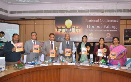 Ms. Shamina Shafiq, Member, NCW attended a National Conference on “Honour Killing : The Mind & The Mind Set : Challenges & Remedies” on 13th January 2013 in the Senate Hall of the University of Rajasthan, Jaipur