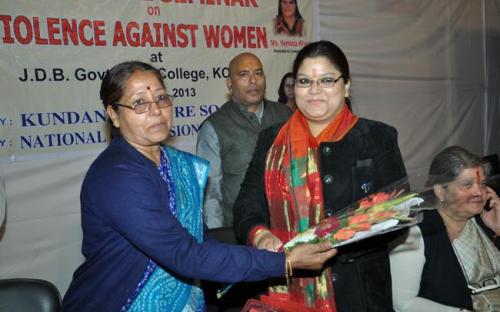 Hon’ble Chairperson along with Member Hemlata Kheria were the chief guest at State Level seminar on “Violence Against Women” at Kota, Rajasthan
