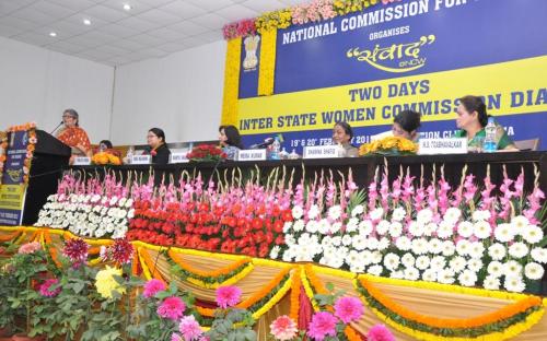 NCW organized SAMVAAD@ncw, the Two Day Inter -State Women Commission Dialogue coordinated by Member Shamina Shafiq