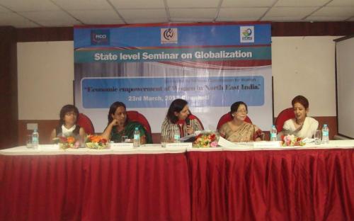 Dr. Charu WaliKhanna, Member, NCW was Chief Guest at seminar on ‘Globalization viz-a-viz Economic Empowerment of Women in North East India’ held at Guwahati, Assam