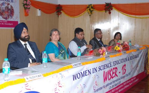 Ms. Mamta Sharma, Hon’ble Chairperson, NCW was the chief guest at Women in Science, Education & Research – WISER -13, A seminar to celebrate International Women’s Day Chandigarh 