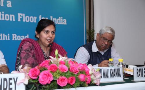 Dr Charu WaliKhanna, Member, NCW attended Dissemination of Findings of a Joint Nation Study on Social Protection Floor for India