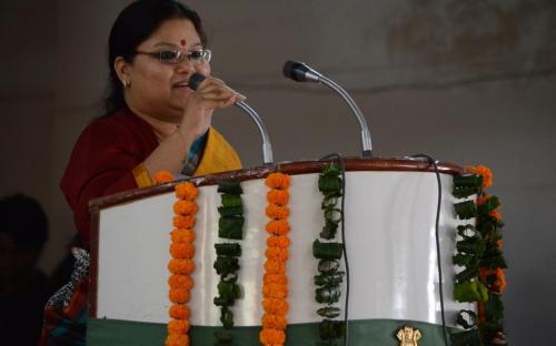 Ms Hemlata Kheria, Member, NCW chaired a programme organised by Lal Bahadur Shastri Bal Vatika School at Ghaziabad on the occasion of International Women’s Day