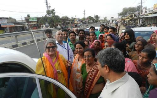 Ms. Mamta Sharma, Chairperson, NCW visited district Alwar, Rajasthan and met various local leaders and administrative officers