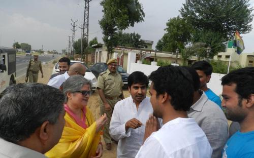 Ms. Mamta Sharma, Chairperson, NCW visited district Alwar, Rajasthan and met various local leaders and administrative officers