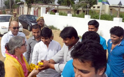 Ms. Mamta Sharma, Chairperson, NCW visited district Alwar, Rajasthan and met various local leaders and administrative officers