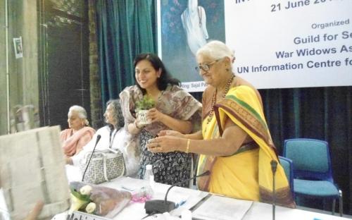 Dr. Charu WaliKhanna, Member, was Guest of Honour at the programme celebrated to observe “International Day of Widows”