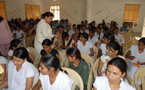 Ms Hemlata Kheria, Member, NCW visited Mewar Girls College, Chittorgarh, Rajasthan