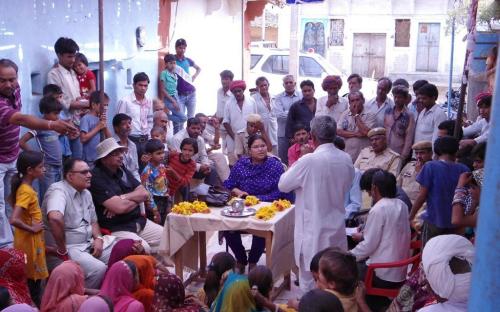 Ms. Hemlata Kheria, Member, NCW visited in Kewalpura Panchayat and Sangaria Panchayat in Sub-divisions of Badisadri, Chittorgarh, Rajasthan