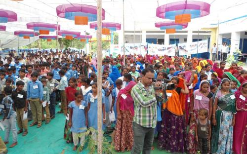 Ms. Hemlata Kheria, Member, NCW inaugurated the Youth Employment and Child Creativity fair at UPS Chatiyakheri, Gogunda, Rajasthan organised