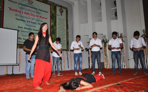 Smt. Mamta Sharma, Hon’ble Chairperson, NCW was the chief guest at the launching of the campaign “Building a Safe City for Women”