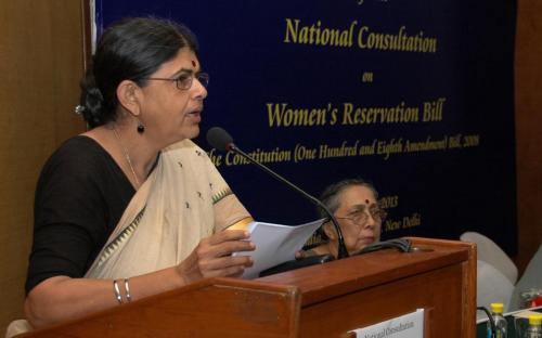 National Commission for Women organized a National Consultation on Women’s Reservation Bill, The Constitution (One Hundred and Eight Amendment Bill)