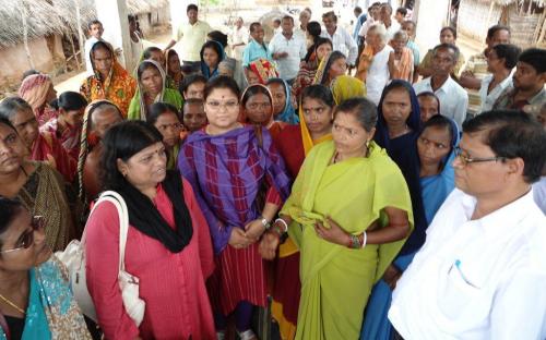Ms. Hemlata Kheria Member, NCW visited Jakeda Village, District Nayagarh, Nuagaon Block, Odisha
