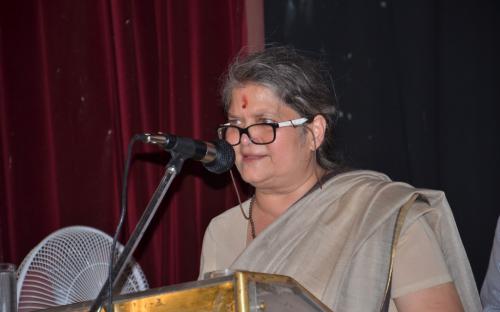 Smt. Mamta Sharma, Hon’ble Chairperson, NCW was the Chief Guest for the National Conference on "Revisiting Issues of Women Security from womb to tomb"