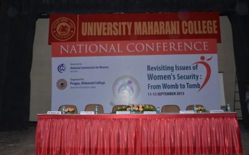 Smt. Mamta Sharma, Hon’ble Chairperson, NCW was the Chief Guest for the National Conference on "Revisiting Issues of Women Security from womb to tomb"