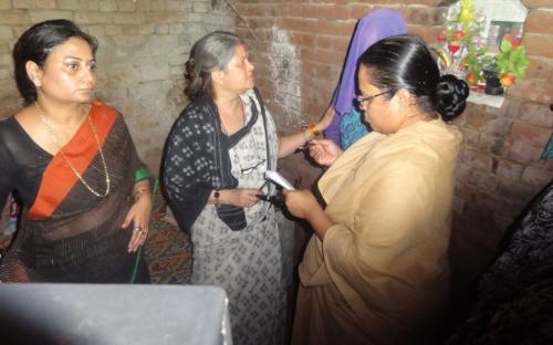 Smt. Mamta Sharma, Hon’ble Chairperson, NCW with Ms. Shamina Shafiq, Member, NCW visited Muzaffarnagar in Uttar Pradesh