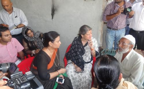 Smt. Mamta Sharma, Hon’ble Chairperson, NCW with Ms. Shamina Shafiq, Member, NCW visited Muzaffarnagar in Uttar Pradesh