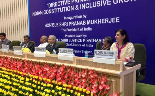 Dr. Charu WaliKhanna, Member, NCW, was Eminent Speaker at All India Seminar on ‘Directive Principles of Indian Constitution & Inclusive Growth’