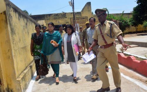 Ms. Hemlata Kheria, Member, Ncw Inspected District Jail, Puri in Odisha