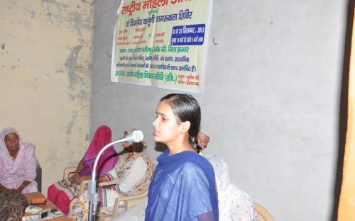 Ms. Shamina Shafiq, Member, NCW attended two day Legal Awaerness Programme organized by Grameen Mahila Vikas Smiti