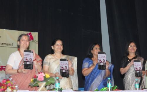 Smt. Mamta Sharma, Chairperson, NCW was the chief guest at conference on Women Awareness and Safety on 8th October, 2013 at Pearay Lal Auditorium