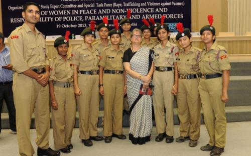 National Commission for Women organized in collaboration with Special Study Expert Committee and Special Task Force (Rape, Trafficking and Violence against Women) a seminar on “Role of Women in peace and non-violence and responsibility of Police