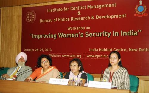 Dr. Charu WaliKhanna, Member, NCW attended a workshop on “Improving Women’s Security in India” organized by Institute of Conflict Management & Bureau of Police Research & Development on 28th October