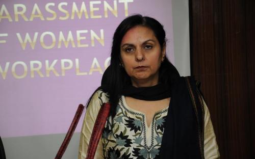 Dr. Charu WaliKhanna, Member, NCW was Chief Guest at the Workshop on "Prevention of Sexual Harassment at Workplace"