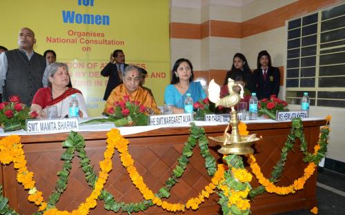 Hon'ble Chairperson organized a two-day National Consultation on 27th and 28th of February, 2014 at Jaipur, Rajasthan on "Prohibition of Atrocities against Women by Dehumanizing and Stigmatizing them in public"