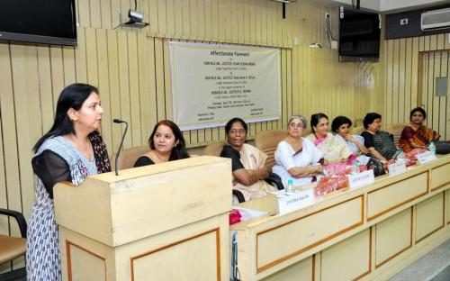 Dr. Charu WaliKhanna, Member, NCW attended farewell of Justice Gyan Sudha Misra, Judge, Supreme Court of India at Indian Law Institute, Delhi