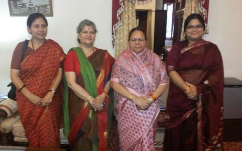Smt. Mamta Sharma, Chairperson, NCW and Ms. Hemlata Kheria, Member met Ms. Urmila Singh, Hon’ble Governor of Himachal Pradesh and discussed about women issues in Himachal Pradesh