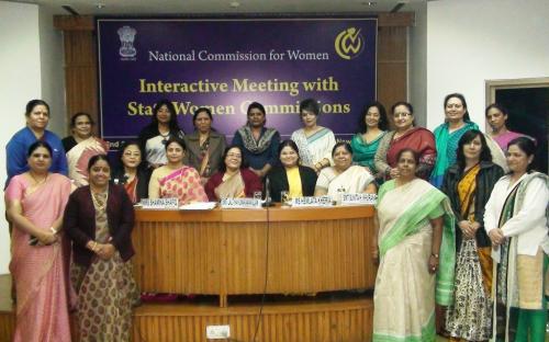 Hon’ble Chairperson & Members of NCW, with the representatives of the State Women Commission