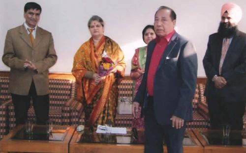 Hon’ble Chairperson attended a Felicitation Programme organized by India International Intellectual Society in association with MBA Disaster Management at University of Delhi