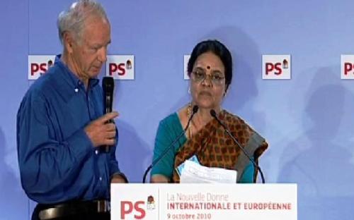 A political visit of Dr. Girija Vyas to Paris