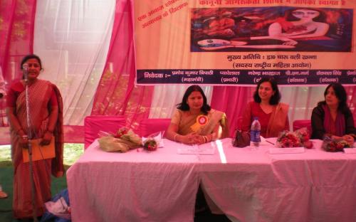 Dr. Charu WaliKhanna, Member, NCW was Chief Guest at Legal Awareness Programme organised by Mercy Welfare Society, Pratap Vihar, Ghaziabad, (UP) in collaboration with NCW