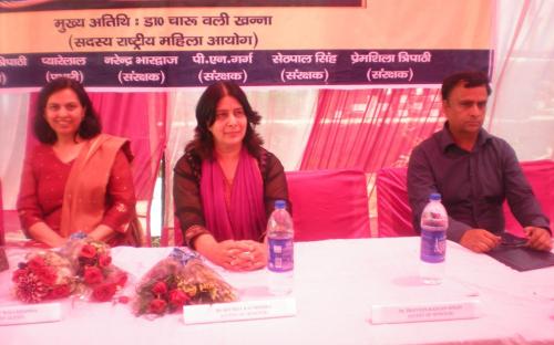 Dr. Charu WaliKhanna, Member, NCW was Chief Guest at Legal Awareness Programme organised by Mercy Welfare Society, Pratap Vihar, Ghaziabad, (UP) in collaboration with NCW